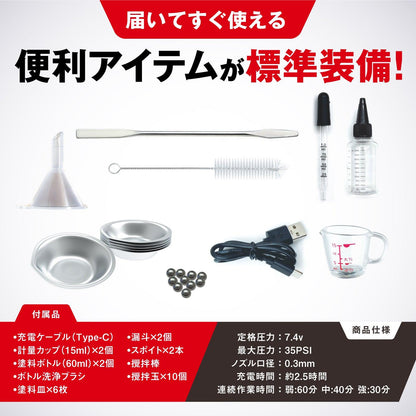 VERTエアブラシ Tri-Com